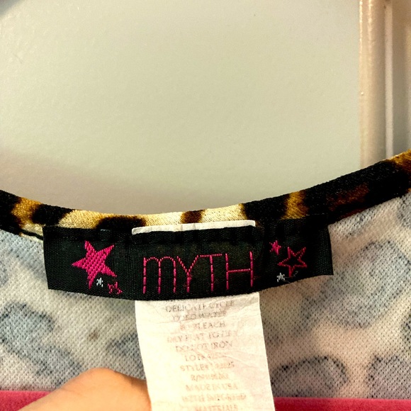 Myth Leopard Print Mini Dress Size Medium - Picture 2 of 3